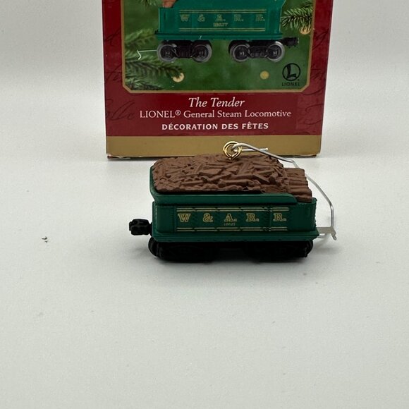 Hallmark Keepsake The Tender die cast Lionel Train in box Christmas Ornament - Picture 5 of 7